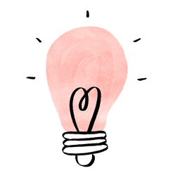 Lightbulb idea illustration