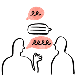 People talking