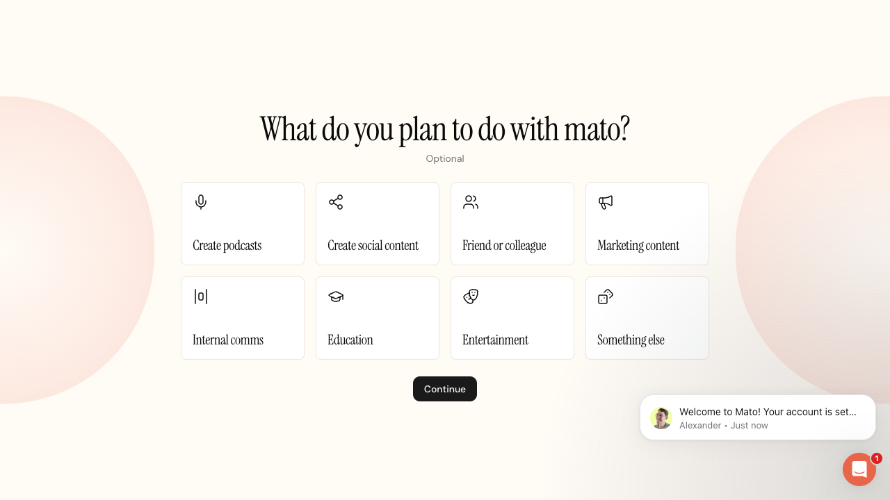 Use case selection